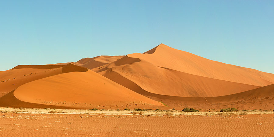 Huge sand dune in Sossusvlei area, in the southern part of the Namib Desert